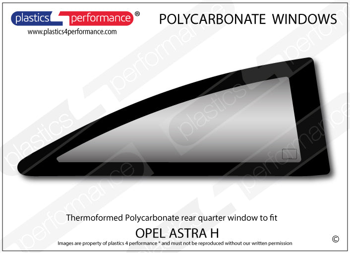 Carica immagine in Galleria Viewer, Vetri in Policarbonato per Opel Astra H 3 Porte
