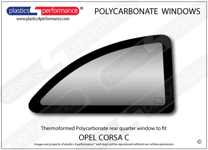 Carica immagine in Galleria Viewer, Vetri in Policarbonato per Opel Corsa C 3 Porte