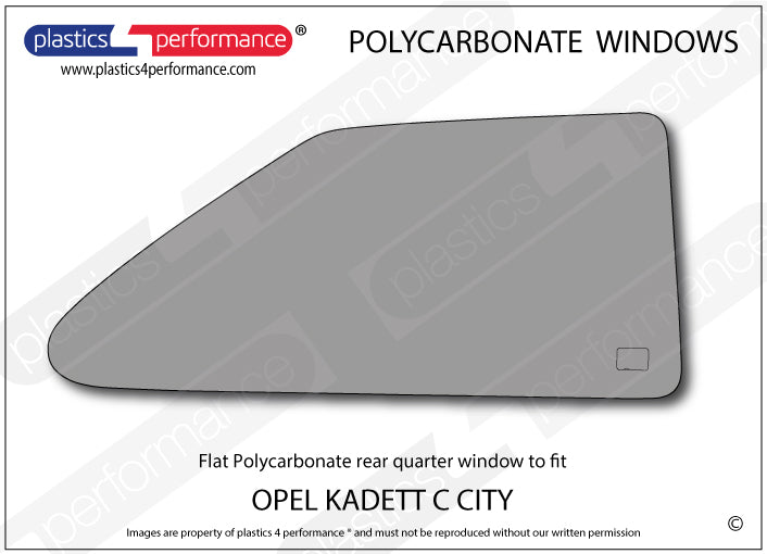 Carica immagine in Galleria Viewer, Vetri in Policarbonato per Opel Kadett C City