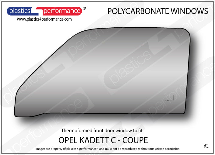 Carica immagine in Galleria Viewer, Vetri in Policarbonato per Opel Kadett C Coupé