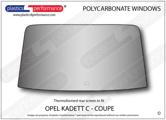 Carica immagine in Galleria Viewer, Vetri in Policarbonato per Opel Kadett C Coupé