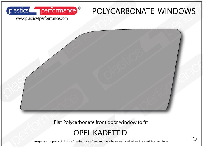 Carica immagine in Galleria Viewer, Vetri in Policarbonato per Opel Kadett D 3 Porte