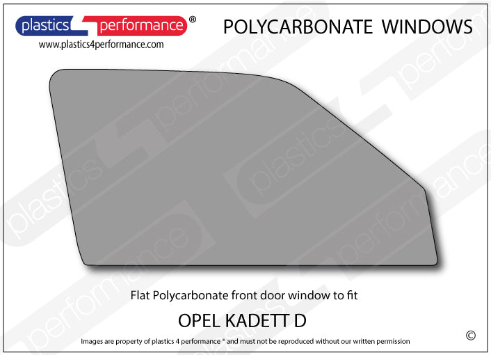 Carica immagine in Galleria Viewer, Vetri in Policarbonato per Opel Kadett D 3 Porte