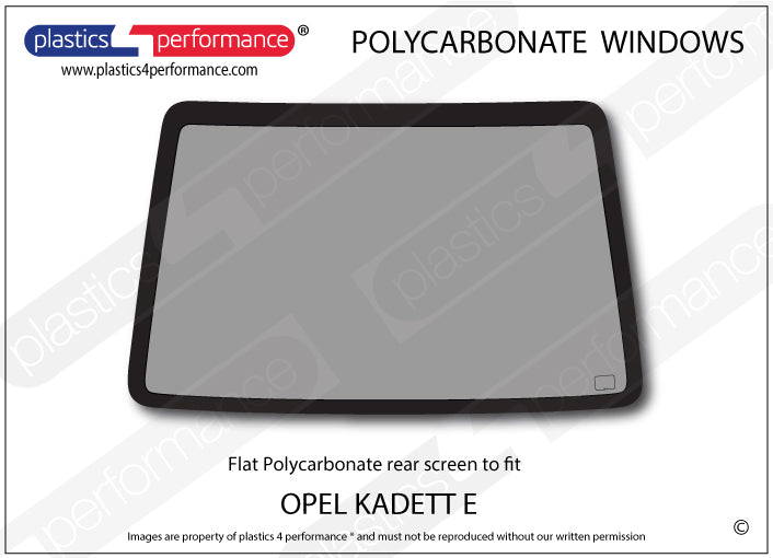 Carica immagine in Galleria Viewer, Vetri in Policarbonato per Opel Kadett E 3 Porte