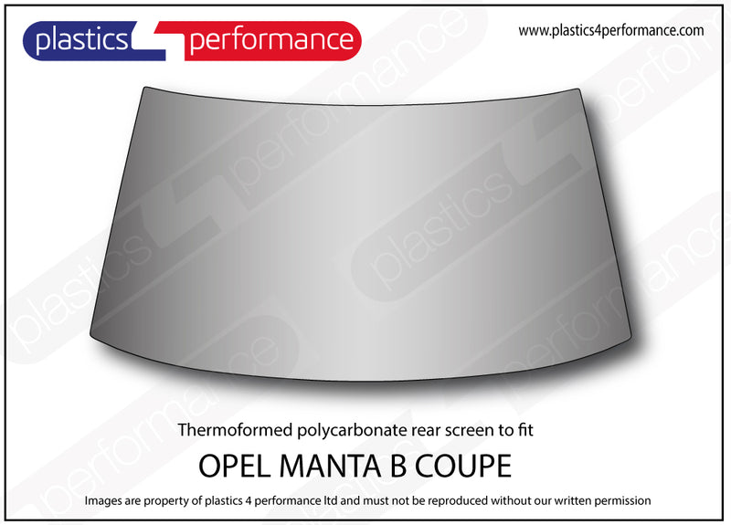 Carica immagine in Galleria Viewer, Vetri in Policarbonato per Opel Manta B Coupé