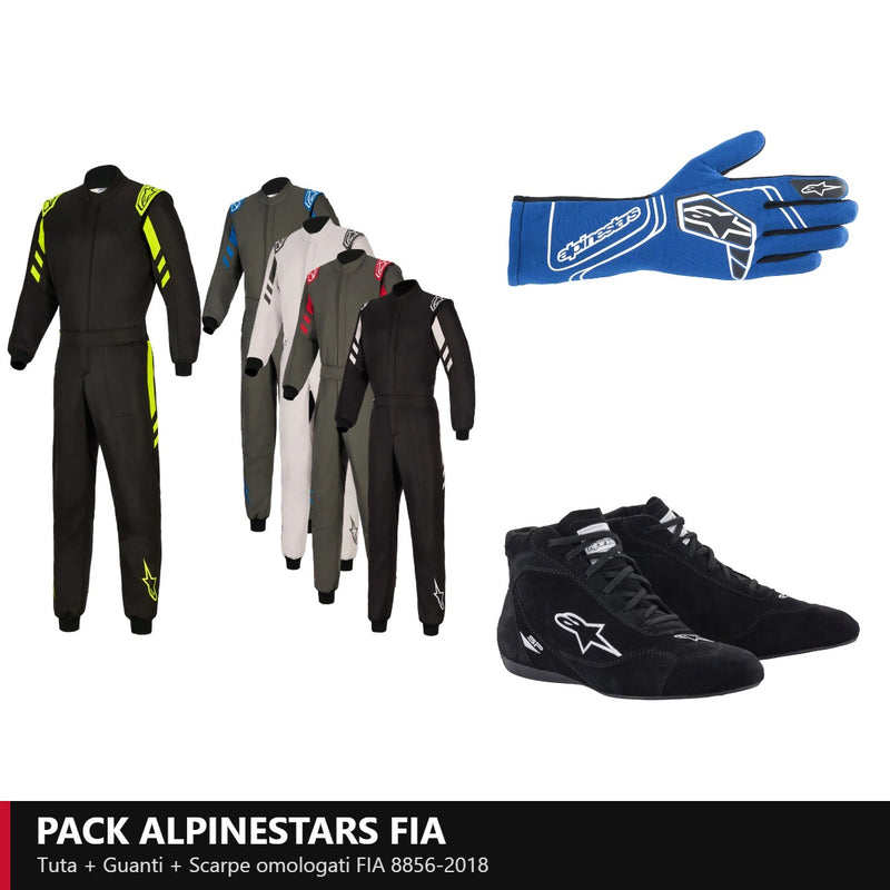 Carica immagine in Galleria Viewer, Pack Promozionale Equipaggiamento Pilota Alpinestars FIA