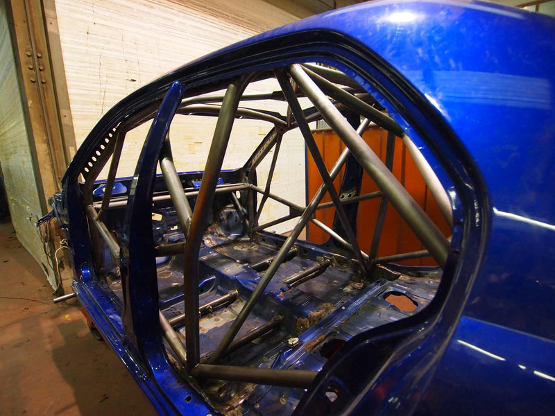 Carica immagine in Galleria Viewer, Roll Bar Multipunto Custom Cages da Saldare per Mitsubishi Lancer Evo 9 (IX) - FIA