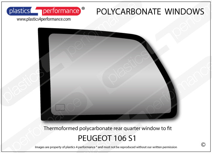 Carica immagine in Galleria Viewer, Vetri in Policarbonato per Peugeot 106 Fase 1 3 Porte