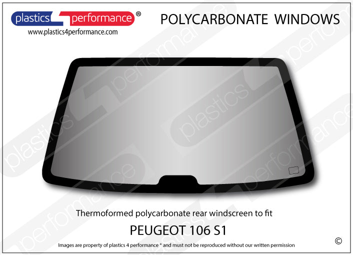 Carica immagine in Galleria Viewer, Vetri in Policarbonato per Peugeot 106 Fase 1 3 Porte