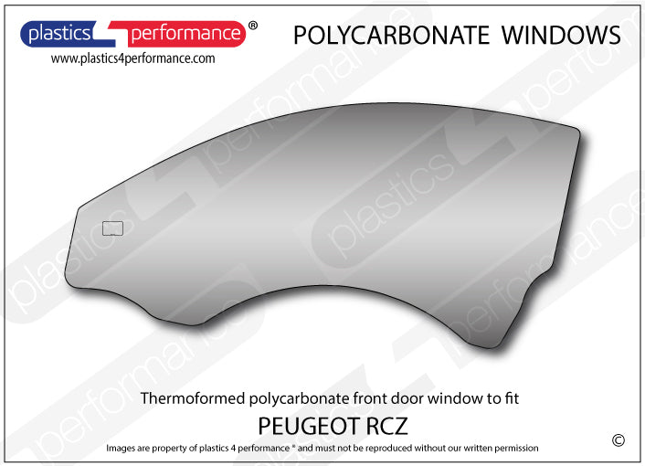 Carica immagine in Galleria Viewer, Vetri in Policarbonato per Peugeot RCZ
