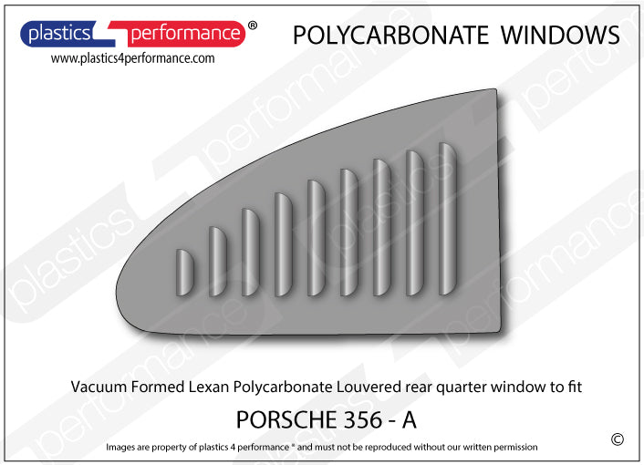 Carica immagine in Galleria Viewer, Vetri in Policarbonato per Porsche 356 A
