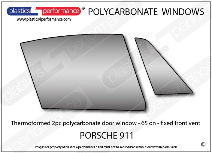 Carica immagine in Galleria Viewer, Vetri in Policarbonato per Porsche 911 Classic (64-89)