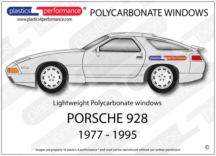 Carica immagine in Galleria Viewer, Vetri in Policarbonato per Porsche 928