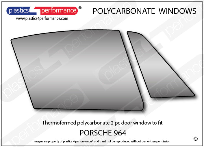 Carica immagine in Galleria Viewer, Vetri in Policarbonato per Porsche 911 (964)
