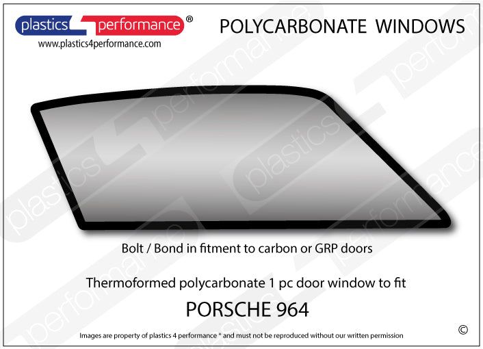 Carica immagine in Galleria Viewer, Vetri in Policarbonato per Porsche 911 (964)