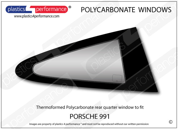 Carica immagine in Galleria Viewer, Vetri in Policarbonato per Porsche 911 (991)