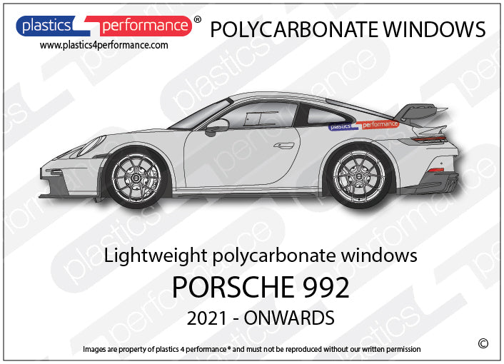 Carica immagine in Galleria Viewer, Vetri in Policarbonato per Porsche 911 (992)