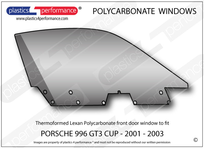 Carica immagine in Galleria Viewer, Vetri in Policarbonato per Porsche 911 GT3 Cup (996)