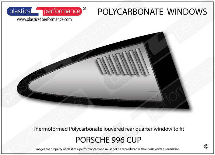 Carica immagine in Galleria Viewer, Vetri in Policarbonato per Porsche 911 GT3 Cup (996)