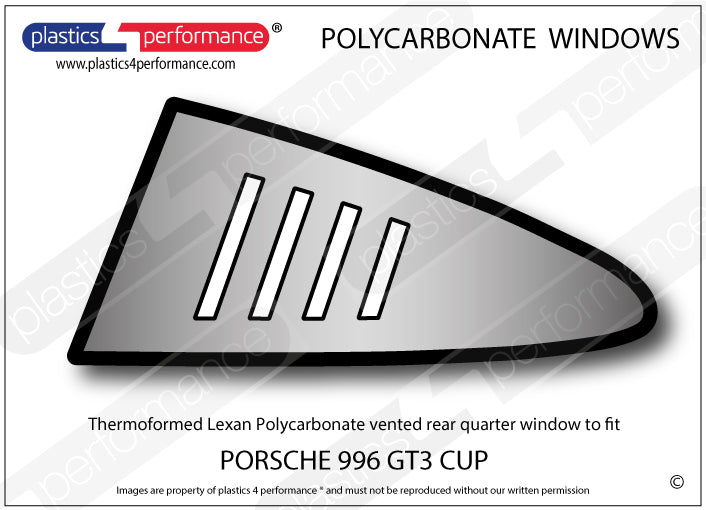 Carica immagine in Galleria Viewer, Vetri in Policarbonato per Porsche 911 GT3 Cup (996)
