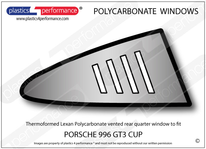 Carica immagine in Galleria Viewer, Vetri in Policarbonato per Porsche 911 GT3 Cup (996)