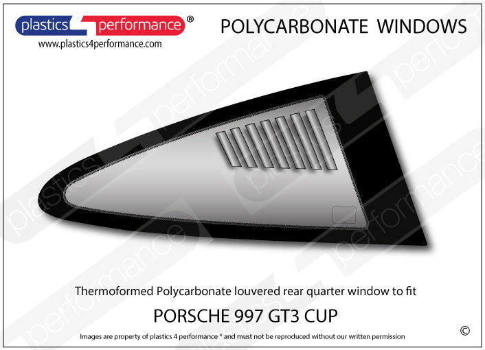 Carica immagine in Galleria Viewer, Vetri in Policarbonato per Porsche 911 GT3 Cup (997)