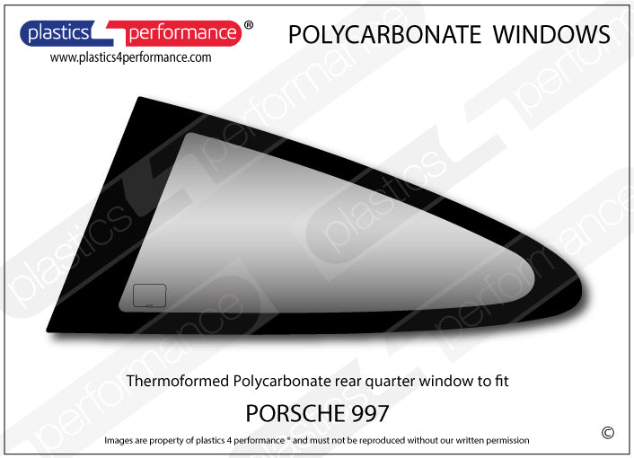 Carica immagine in Galleria Viewer, Vetri in Policarbonato per Porsche 911 (997)