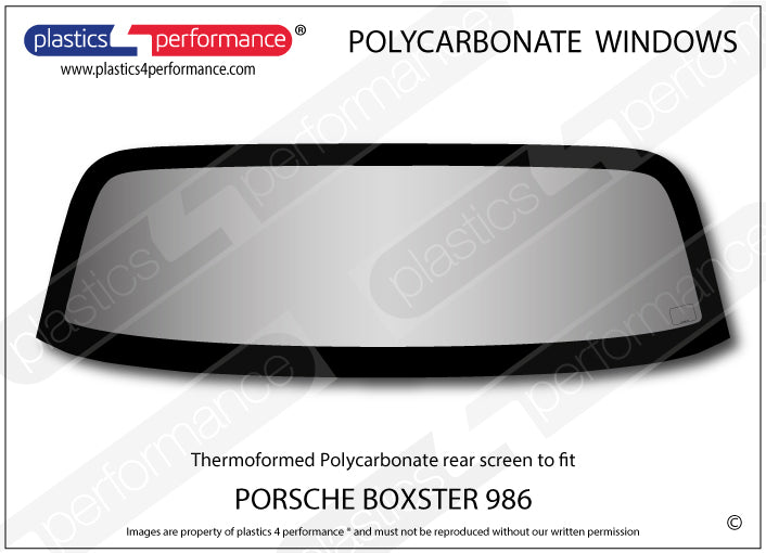 Carica immagine in Galleria Viewer, Vetri in Policarbonato per Porsche Boxster (986)