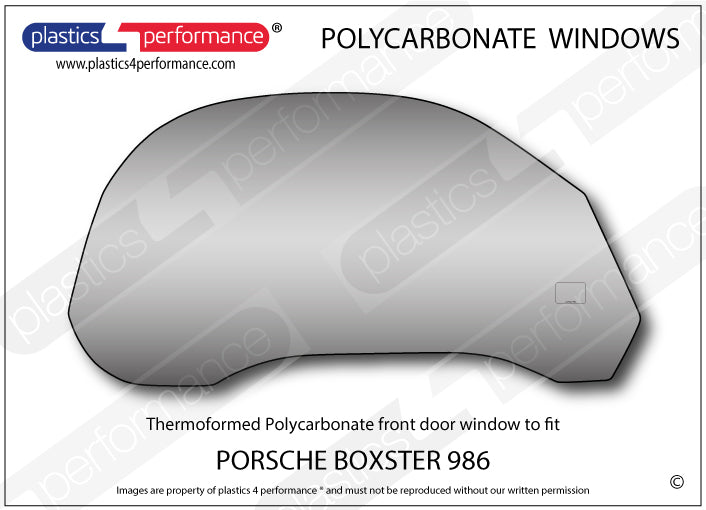Carica immagine in Galleria Viewer, Vetri in Policarbonato per Porsche Boxster (986)