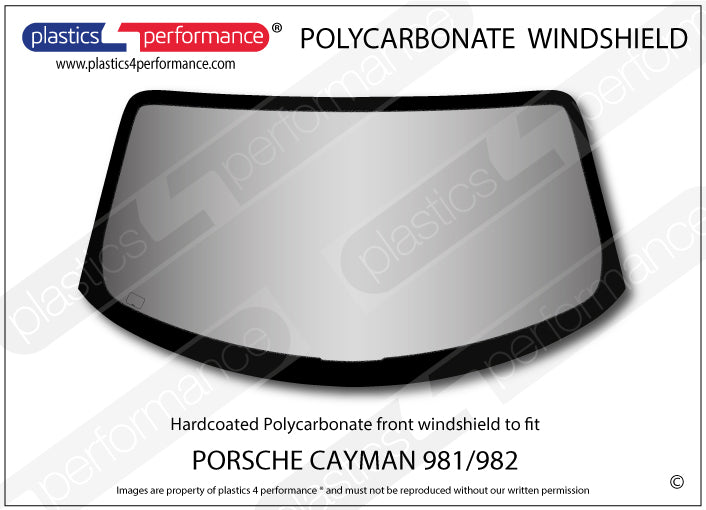 Carica immagine in Galleria Viewer, Vetri in Policarbonato per Porsche 718 Cayman (982)