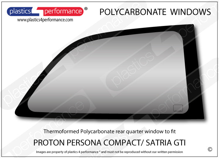 Carica immagine in Galleria Viewer, Vetri in Policarbonato per Proton Satria GTI / Persona Compact