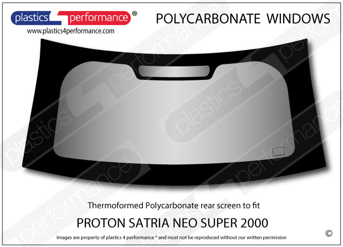 Carica immagine in Galleria Viewer, Vetri in Policarbonato per Proton Satria Neo Super 2000