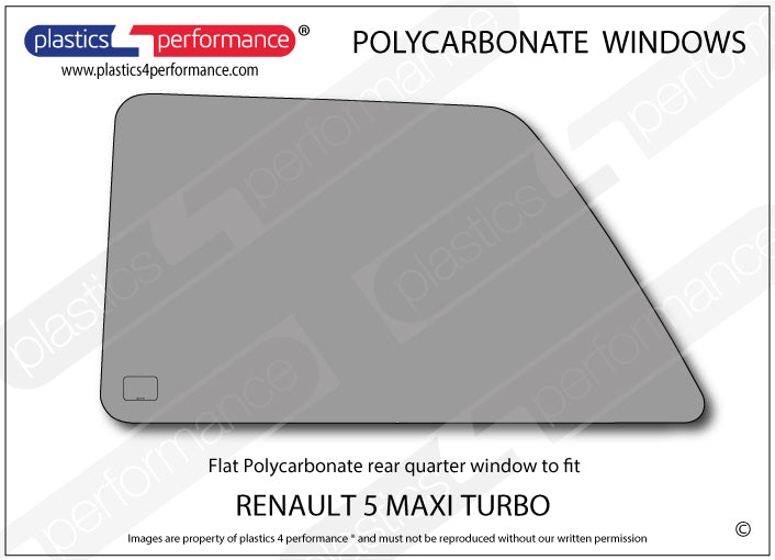 Carica immagine in Galleria Viewer, Vetri in Policarbonato per Renault 5 Maxi Turbo
