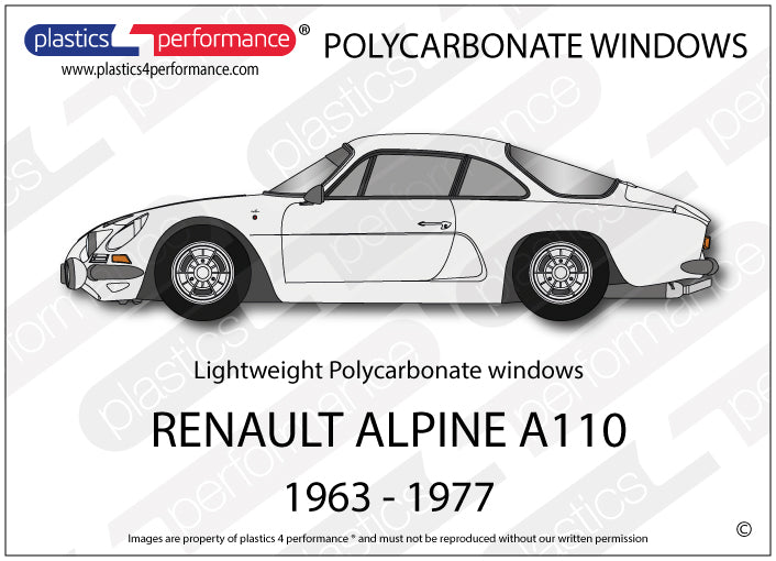 Carica immagine in Galleria Viewer, Vetri in Policarbonato per Alpine A110 Berlinette