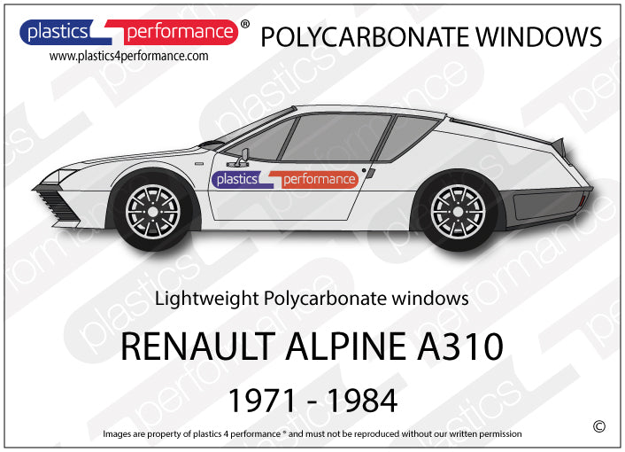 Carica immagine in Galleria Viewer, Vetri in Policarbonato per Alpine A310