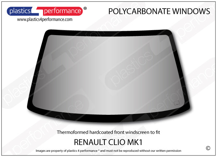 Carica immagine in Galleria Viewer, Vetri in Policarbonato per Renault Clio 1