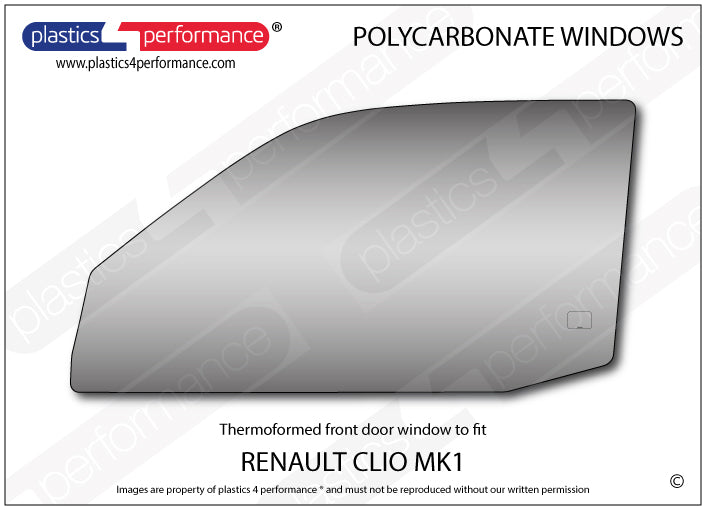 Carica immagine in Galleria Viewer, Vetri in Policarbonato per Renault Clio 1