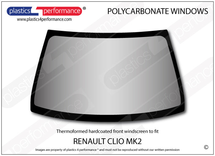 Carica immagine in Galleria Viewer, Vetri in Policarbonato per Renault Clio 2