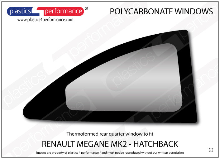 Carica immagine in Galleria Viewer, Vetri in Policarbonato per Renault Megane 2 incluso R26R