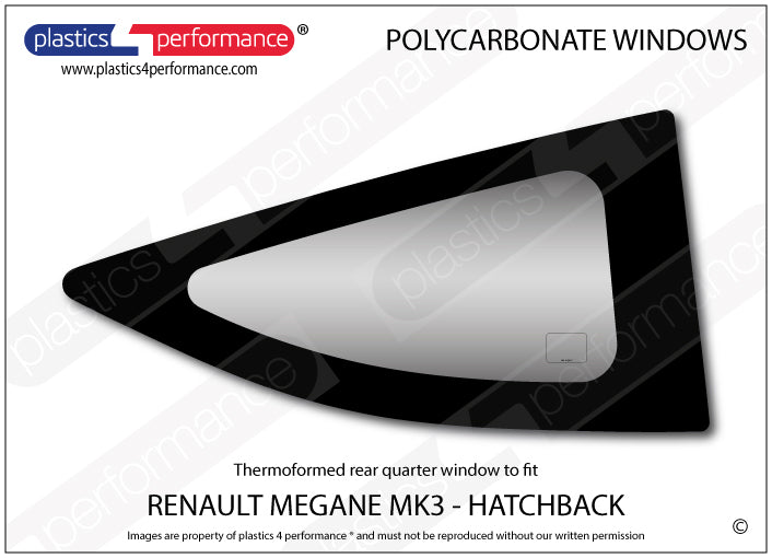 Carica immagine in Galleria Viewer, Vetri in Policarbonato per Renault Megane 3