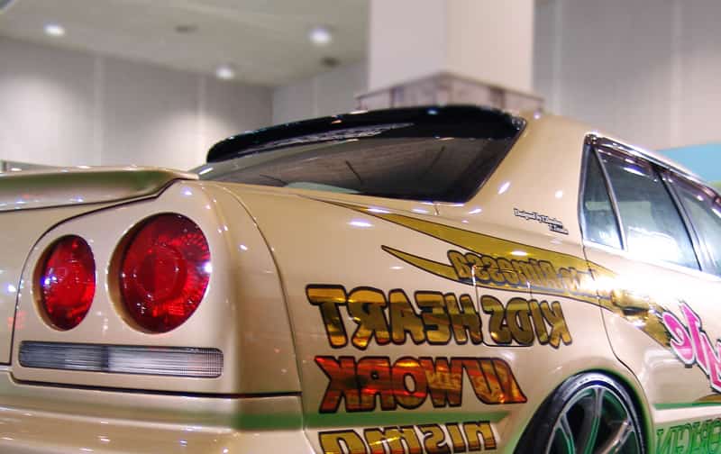 Carica immagine in Galleria Viewer, Spoiler da Tetto Origin Labo per Nissan Skyline R34 (4 Porte)