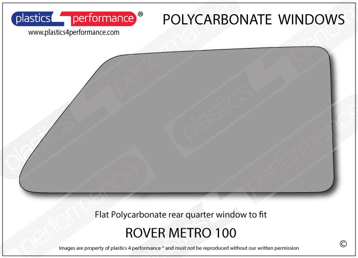 Carica immagine in Galleria Viewer, Vetri in Policarbonato per Rover Metro 100
