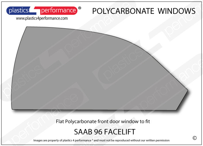 Carica immagine in Galleria Viewer, Vetri in Policarbonato per Saab 96 Facelift