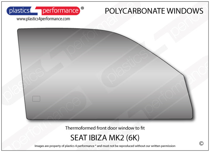 Carica immagine in Galleria Viewer, Vetri in Policarbonato per Seat Ibiza MK2 6K