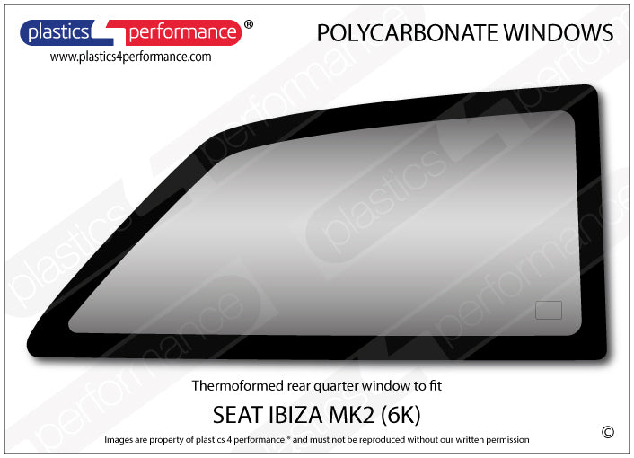 Carica immagine in Galleria Viewer, Vetri in Policarbonato per Seat Ibiza MK2 6K