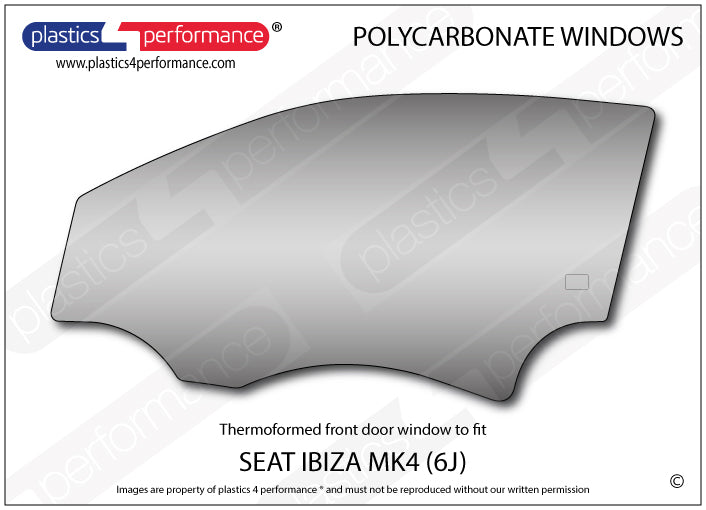 Carica immagine in Galleria Viewer, Vetri in Policarbonato per Seat Ibiza MK4 6J