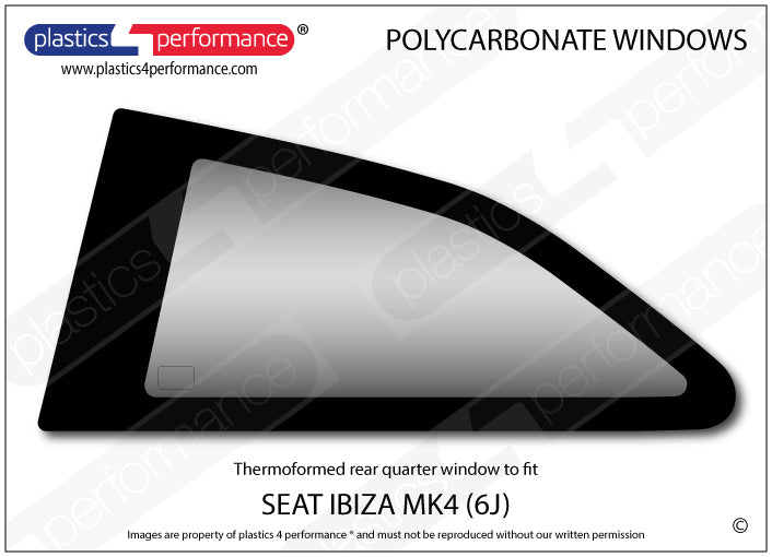 Carica immagine in Galleria Viewer, Vetri in Policarbonato per Seat Ibiza MK4 6J