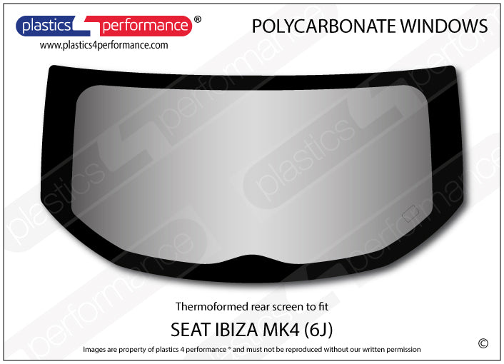 Carica immagine in Galleria Viewer, Vetri in Policarbonato per Seat Ibiza MK4 6J