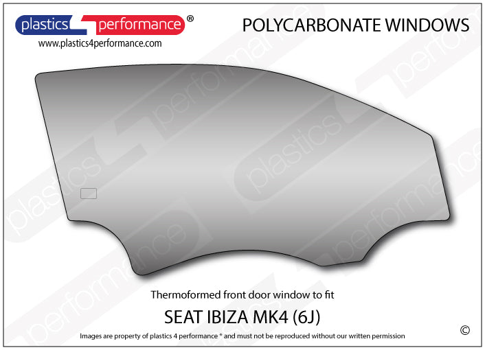 Carica immagine in Galleria Viewer, Vetri in Policarbonato per Seat Ibiza MK4 6J