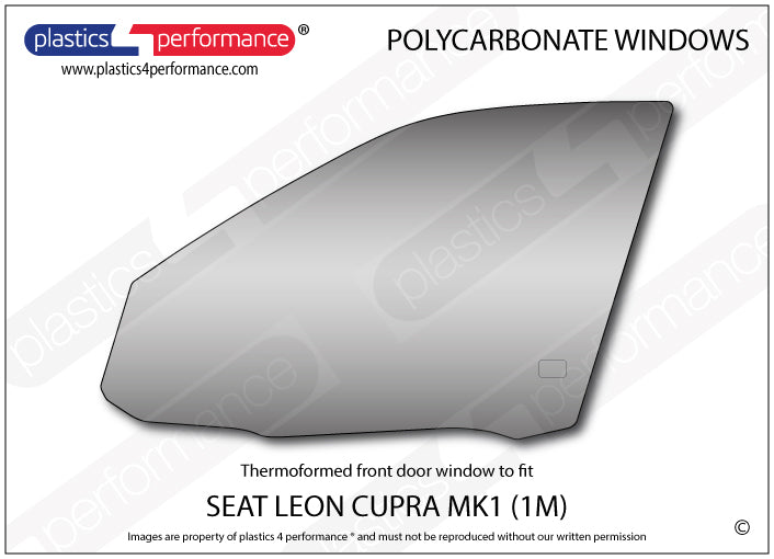 Carica immagine in Galleria Viewer, Vetri in Policarbonato per Seat Leon MK1 1M